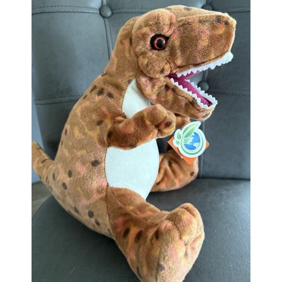 Wild Republic 12"‎ T-Rex Plush NWT - Picture 1 of 7
